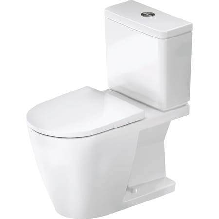 Duravit D-Neo Two-Piece Toilet White High Gloss 14 3/4 X27 1/2 X16 3/4  - 2006010000